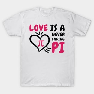 Pi Day Love Pi Symbol Mathematics Number T-Shirt